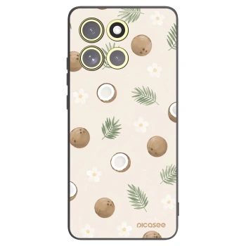Picasee silikónový čierny obal pre Motorola Moto G86 5G - Coconut Breeze