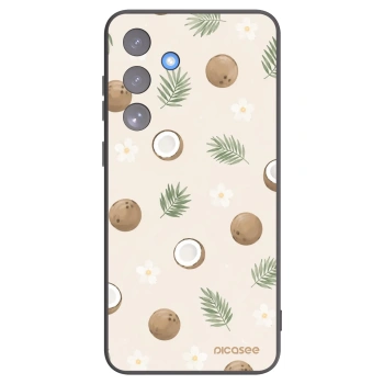 Picasee silikónový čierny obal pre Samsung Galaxy S25 FE 5G - Coconut Breeze