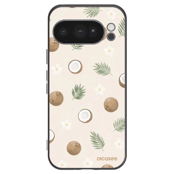 Picasee silikónový čierny obal pre Google Pixel 10 Pro - Coconut Breeze