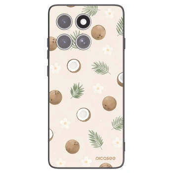 Picasee silikónový čierny obal pre Motorola Edge 60 Fusion - Coconut Breeze
