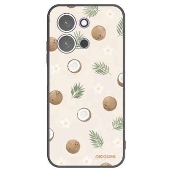Picasee silikónový čierny obal pre Xiaomi Redmi 15C 5G - Coconut Breeze