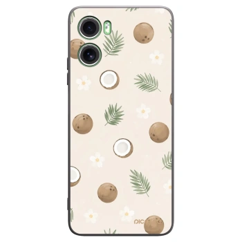 Picasee silikónový čierny obal pre Motorola Moto G06 - Coconut Breeze
