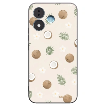 Picasee silikónový čierny obal pre Xiaomi Redmi Note 17 5G - Coconut Breeze