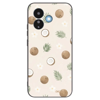 Picasee silikónový čierny obal pre Xiaomi Redmi Note 17 Pro 5G - Coconut Breeze