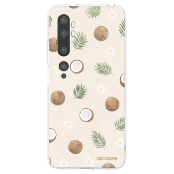 Picasee silikónový prehľadný obal pre Xiaomi Mi Note 10 (Pro) - Coconut Breeze