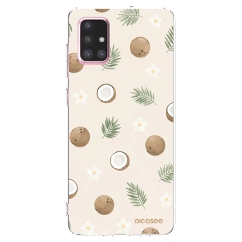 Picasee silikónový prehľadný obal pre Samsung Galaxy A71 A715F - Coconut Breeze