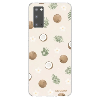 Picasee silikónový prehľadný obal pre Samsung Galaxy S20 G980F - Coconut Breeze
