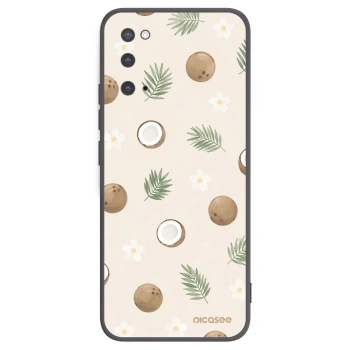 Picasee silikónový čierny obal pre Samsung Galaxy S20 G980F - Coconut Breeze