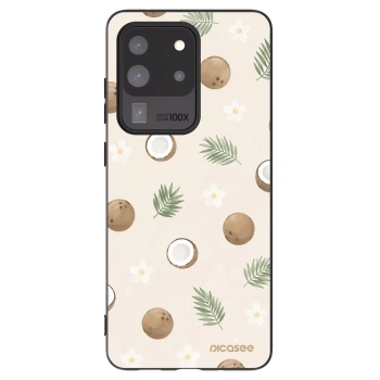 Picasee silikónový čierny obal pre Samsung Galaxy S20 Ultra 5G G988F - Coconut Breeze