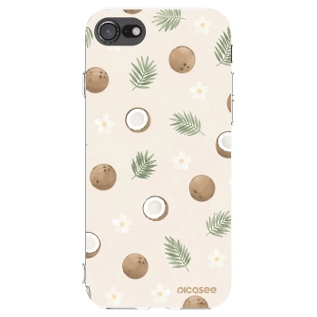Picasee silikónový prehľadný obal pre Apple iPhone SE 2020 - Coconut Breeze