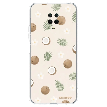Picasee silikónový prehľadný obal pre Xiaomi Redmi Note 9 Pro - Coconut Breeze