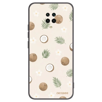 Picasee silikónový čierny obal pre Xiaomi Redmi Note 9 Pro - Coconut Breeze