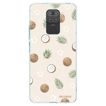 Picasee silikónový čierny obal pre Xiaomi Redmi Note 9 - Coconut Breeze