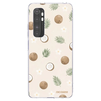 Picasee silikónový prehľadný obal pre Xiaomi Mi Note 10 Lite - Coconut Breeze