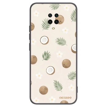 Picasee silikónový čierny obal pre Xiaomi Redmi Note 9S - Coconut Breeze