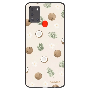 Picasee silikónový čierny obal pre Samsung Galaxy A21s - Coconut Breeze