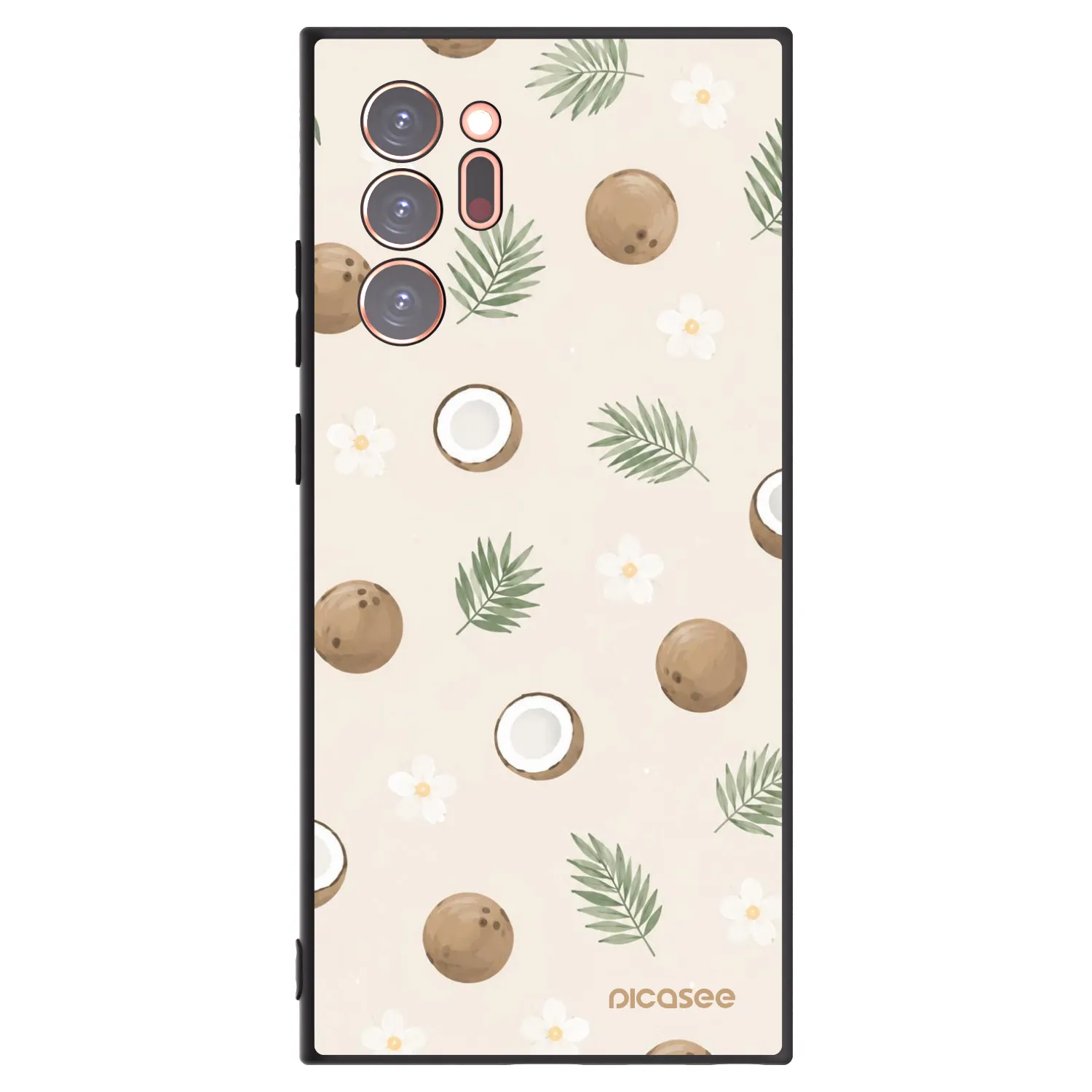 Picasee silikónový čierny obal pre Samsung Galaxy Note 20 Ultra - Coconut Breeze