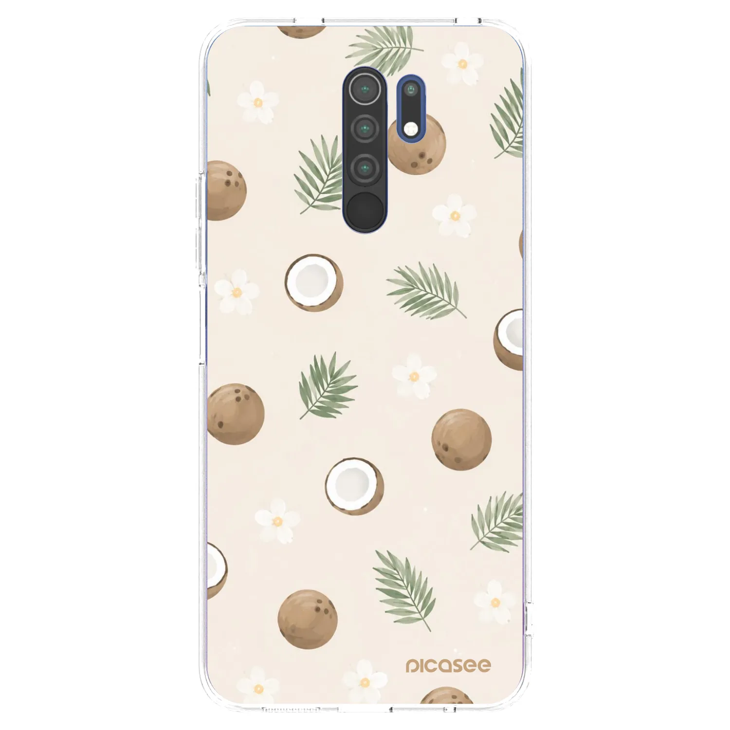 Picasee silikónový prehľadný obal pre Xiaomi Redmi 9 - Coconut Breeze