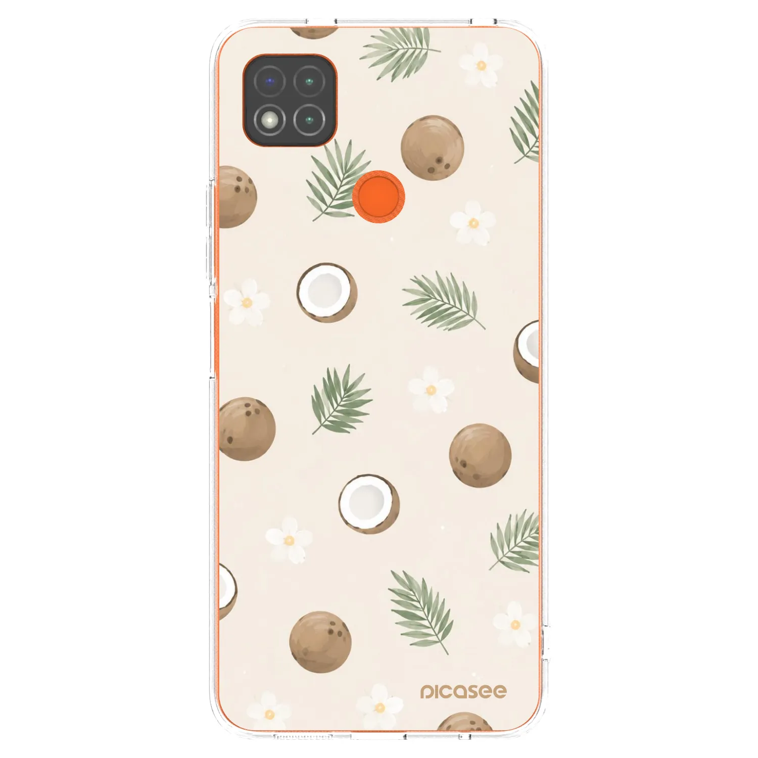 Picasee silikónový prehľadný obal pre Xiaomi Redmi 9C - Coconut Breeze