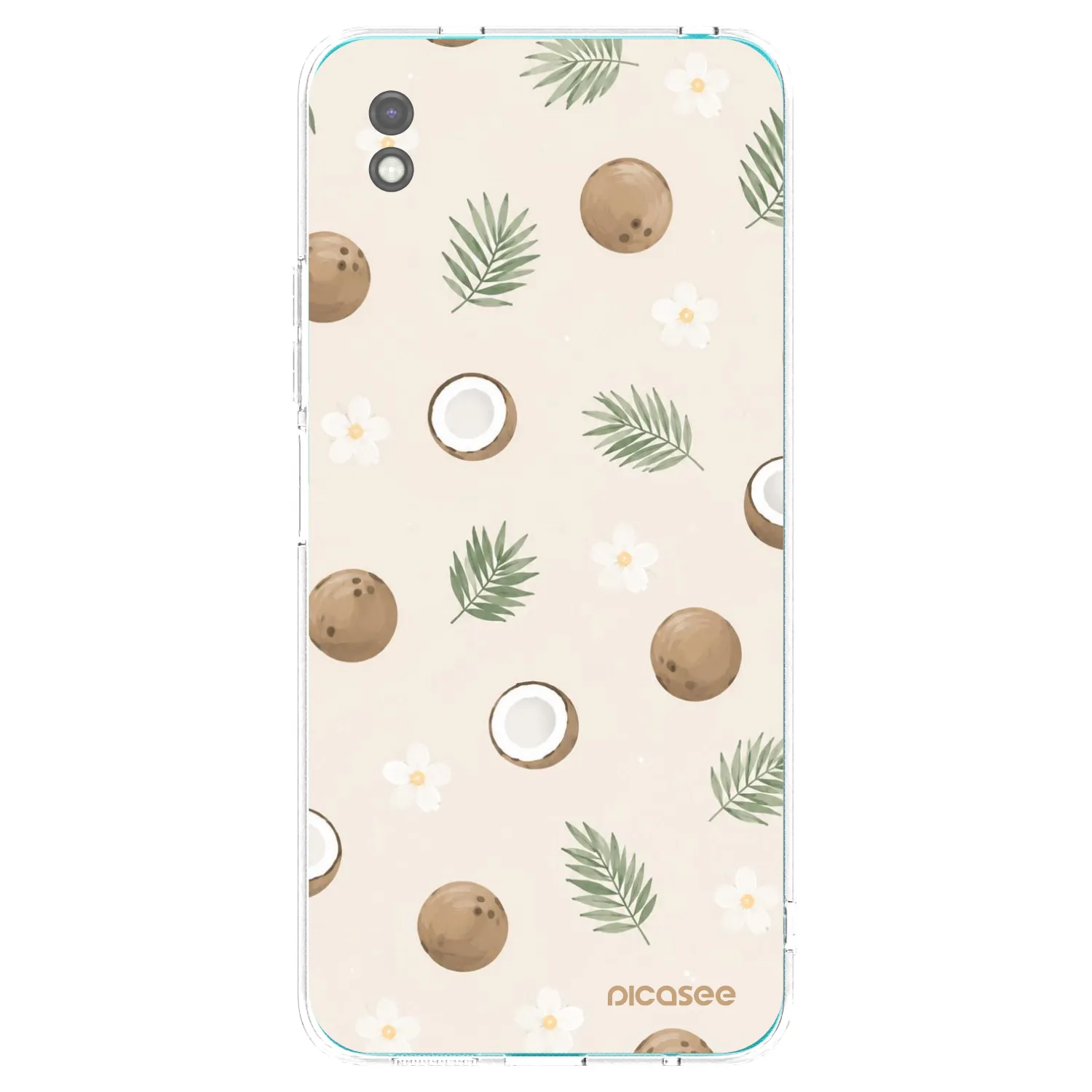 Picasee silikónový čierny obal pre Xiaomi Redmi 9A - Coconut Breeze