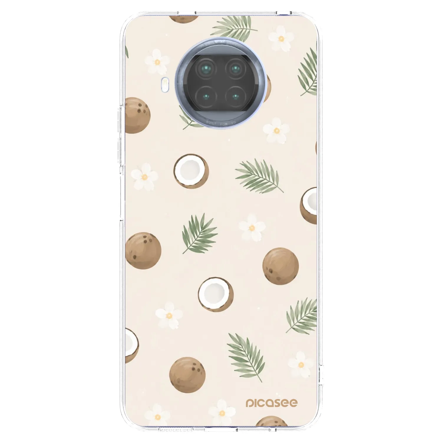 Picasee silikónový prehľadný obal pre Xiaomi Mi 10T Lite - Coconut Breeze