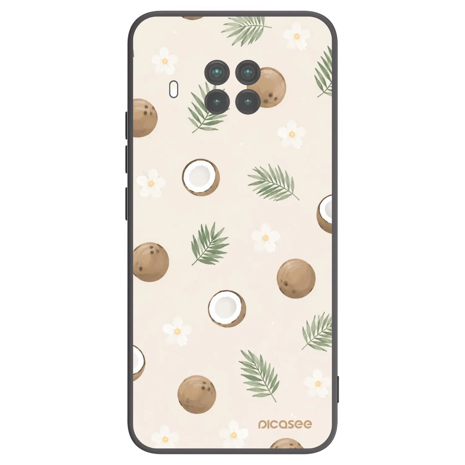 Picasee silikónový čierny obal pre Xiaomi Mi 10T Lite - Coconut Breeze