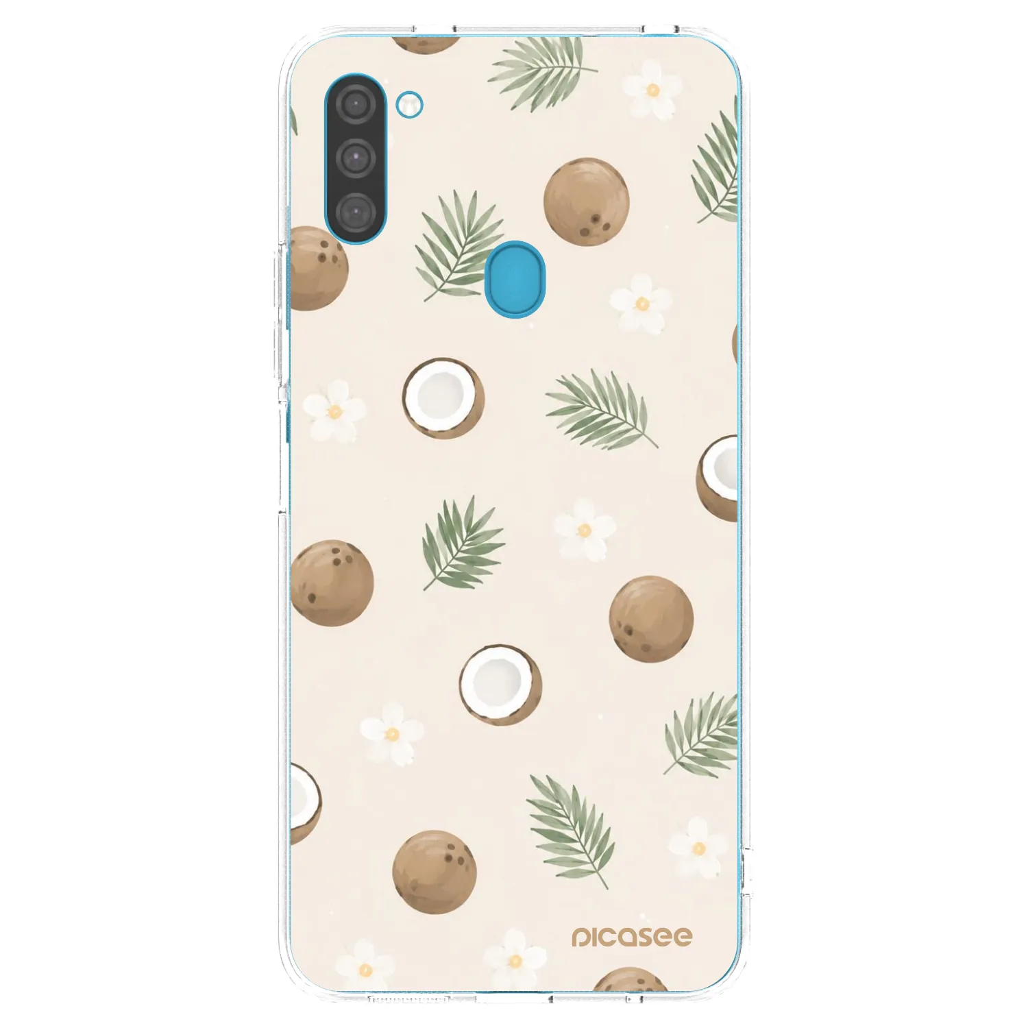 Picasee silikónový prehľadný obal pre Samsung Galaxy M11 - Coconut Breeze