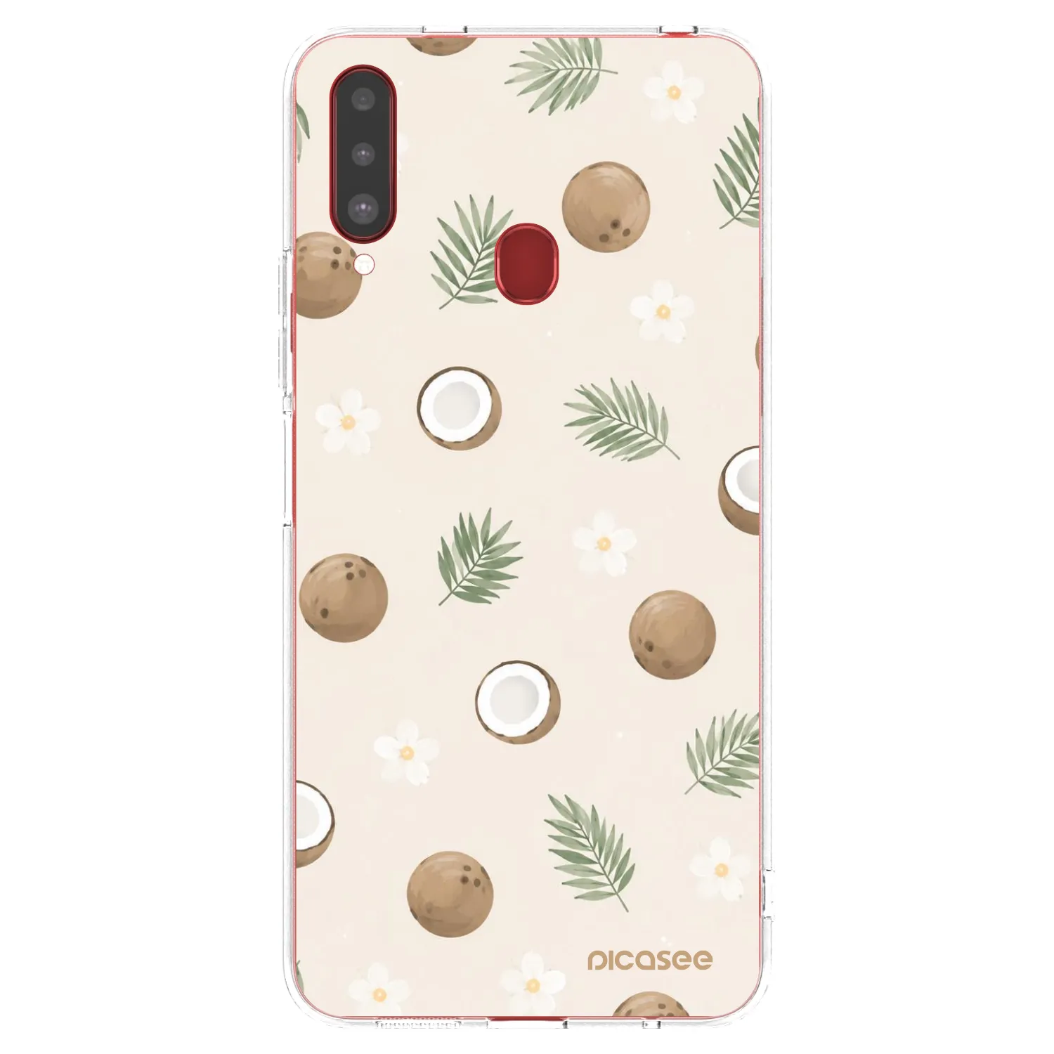 Picasee silikónový prehľadný obal pre Samsung Galaxy A20s - Coconut Breeze