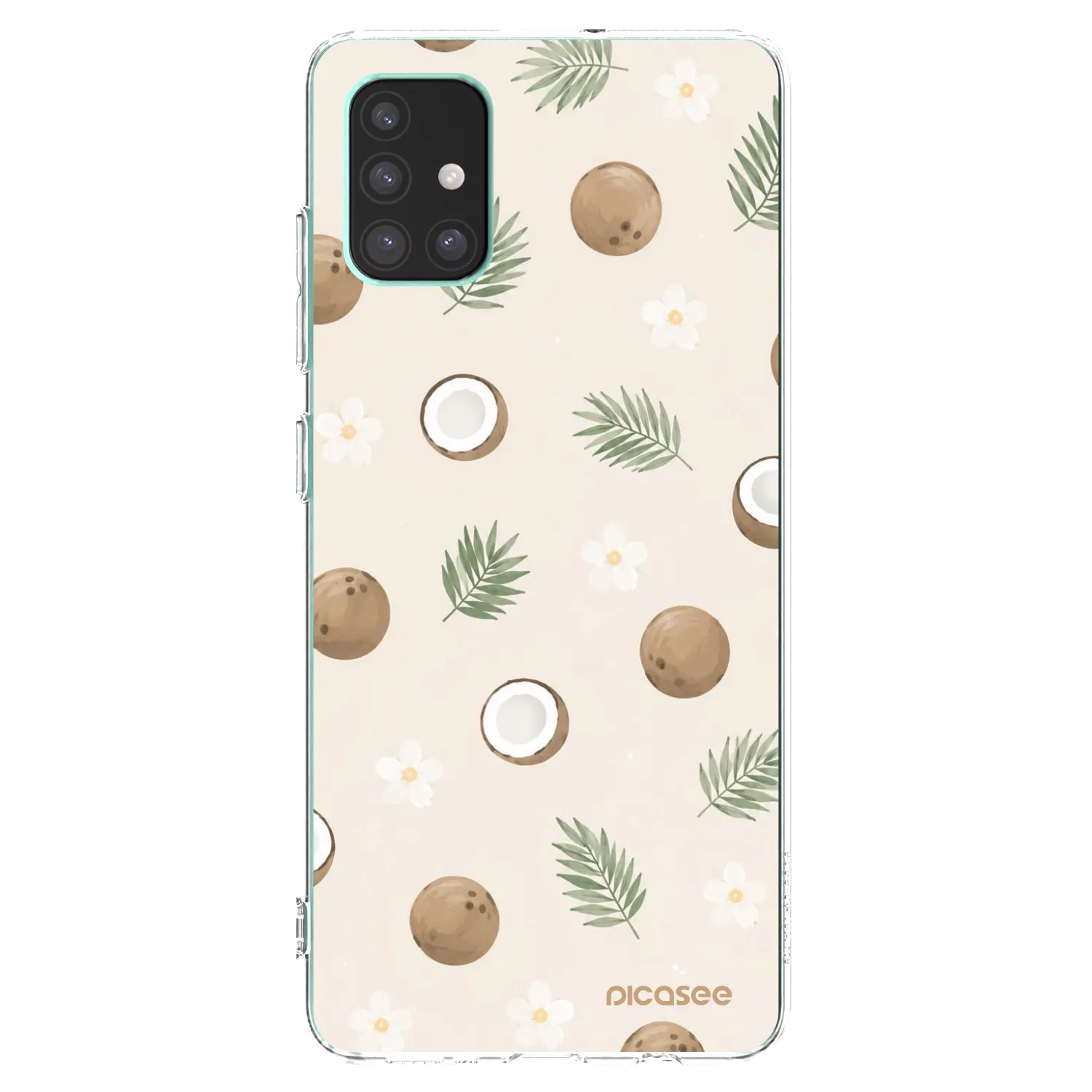 Picasee silikónový prehľadný obal pre Samsung Galaxy M51 M515F - Coconut Breeze