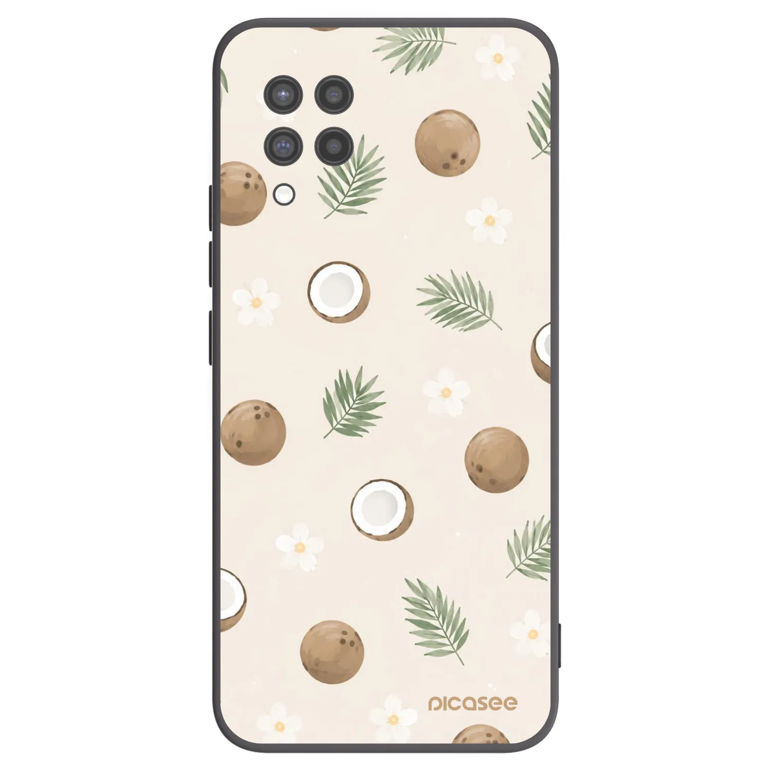 Picasee silikónový čierny obal pre Samsung Galaxy A42 A426B - Coconut Breeze