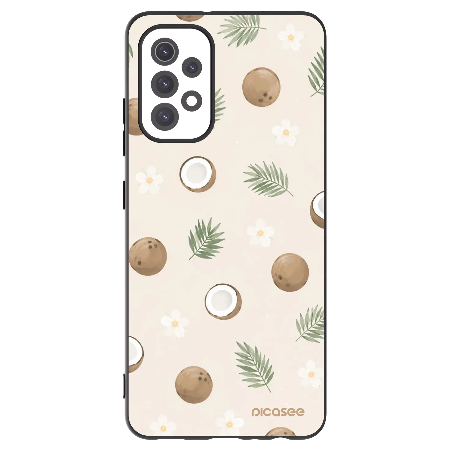 Picasee silikónový čierny obal pre Samsung Galaxy A32 5G A326B - Coconut Breeze
