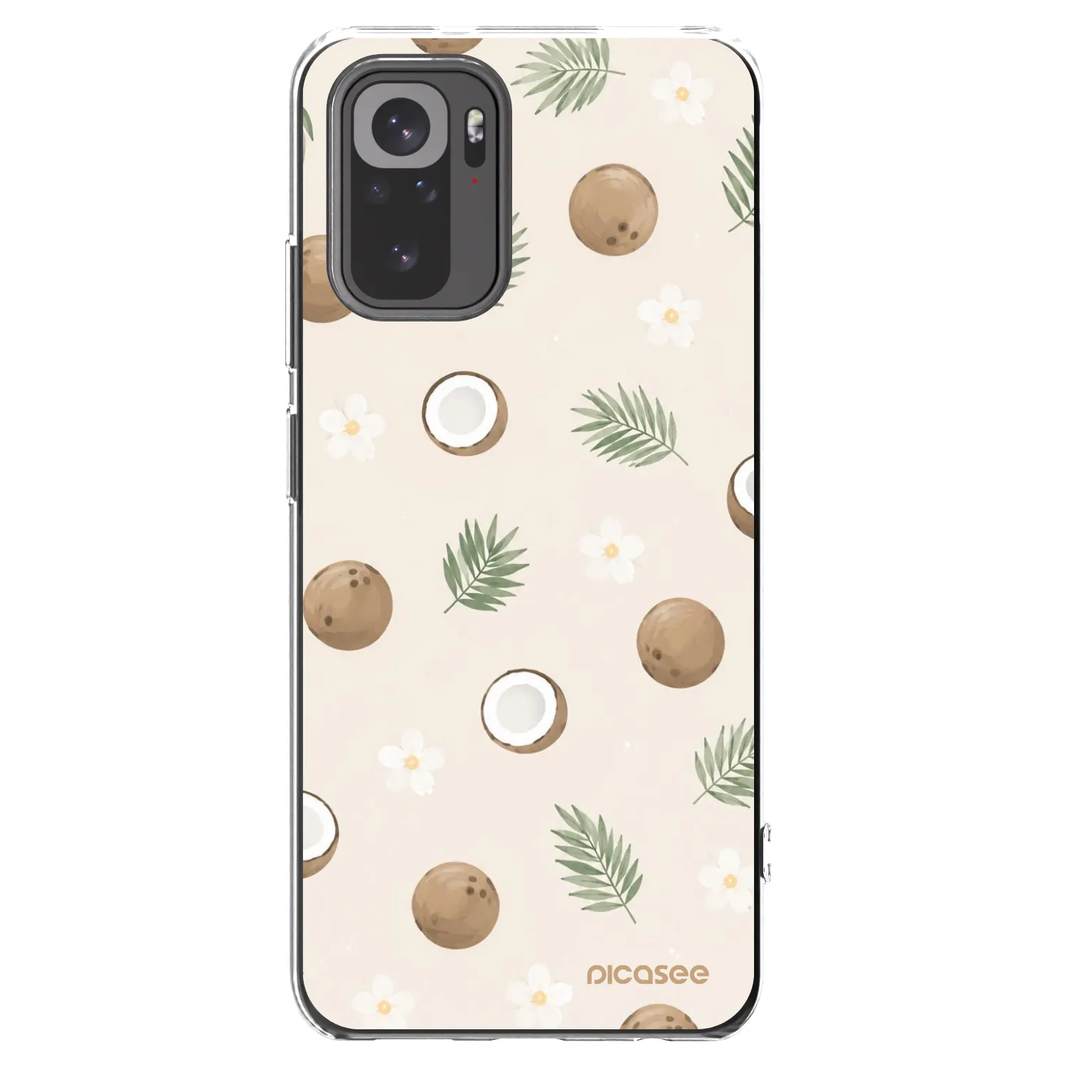 Picasee silikónový prehľadný obal pre Xiaomi Redmi Note 10S - Coconut Breeze