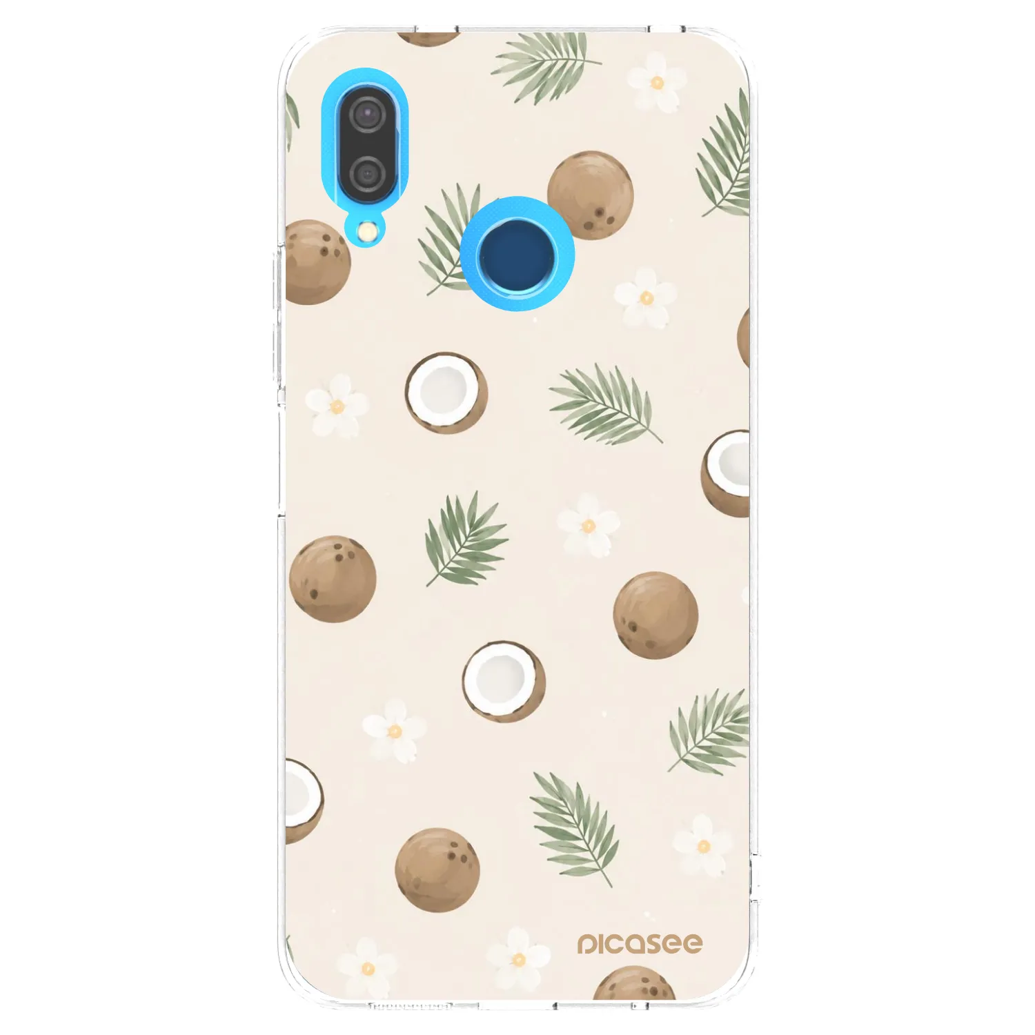 Picasee silikónový prehľadný obal pre Huawei P20 Lite - Coconut Breeze
