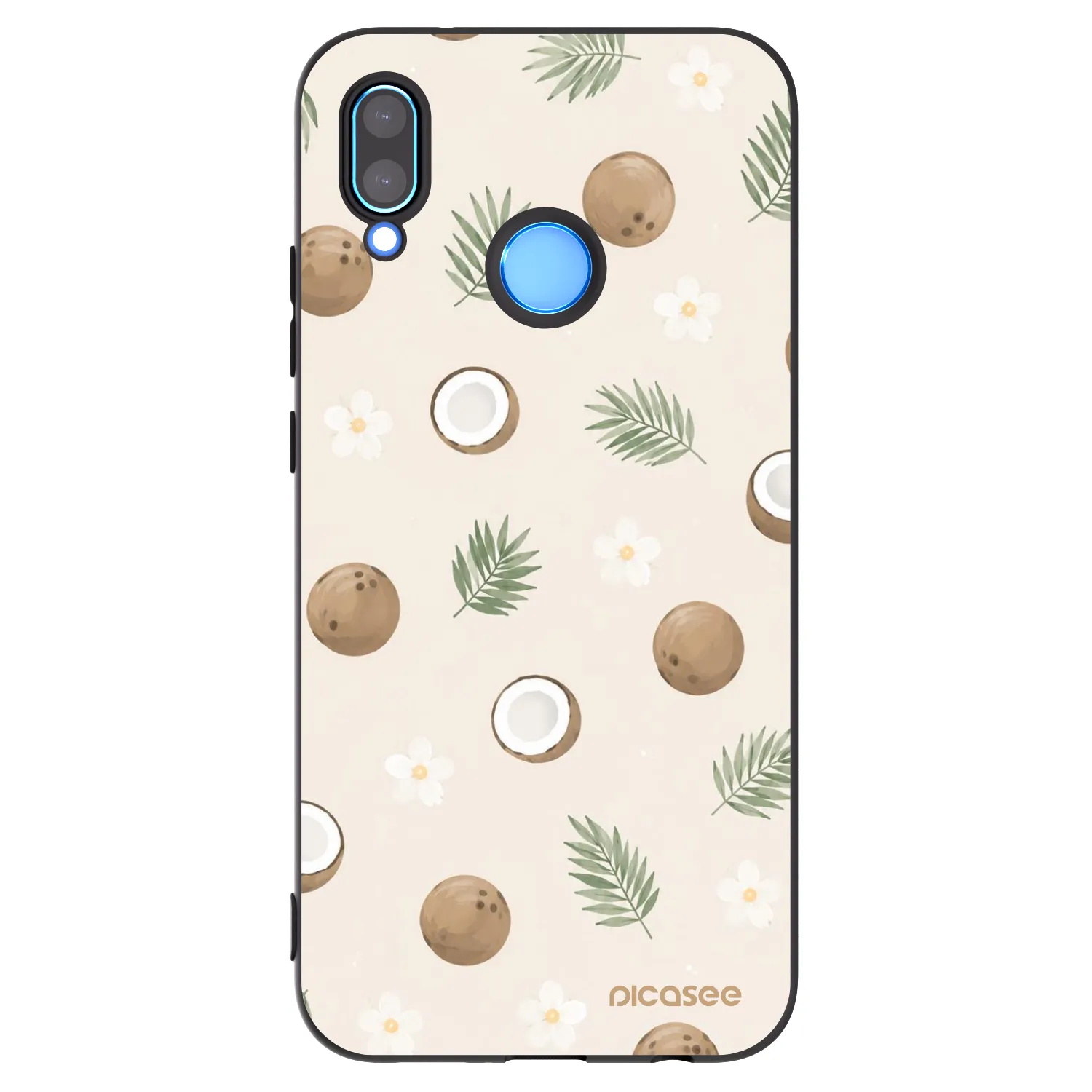Picasee silikónový čierny obal pre Huawei Mate 40 Pro - Coconut Breeze