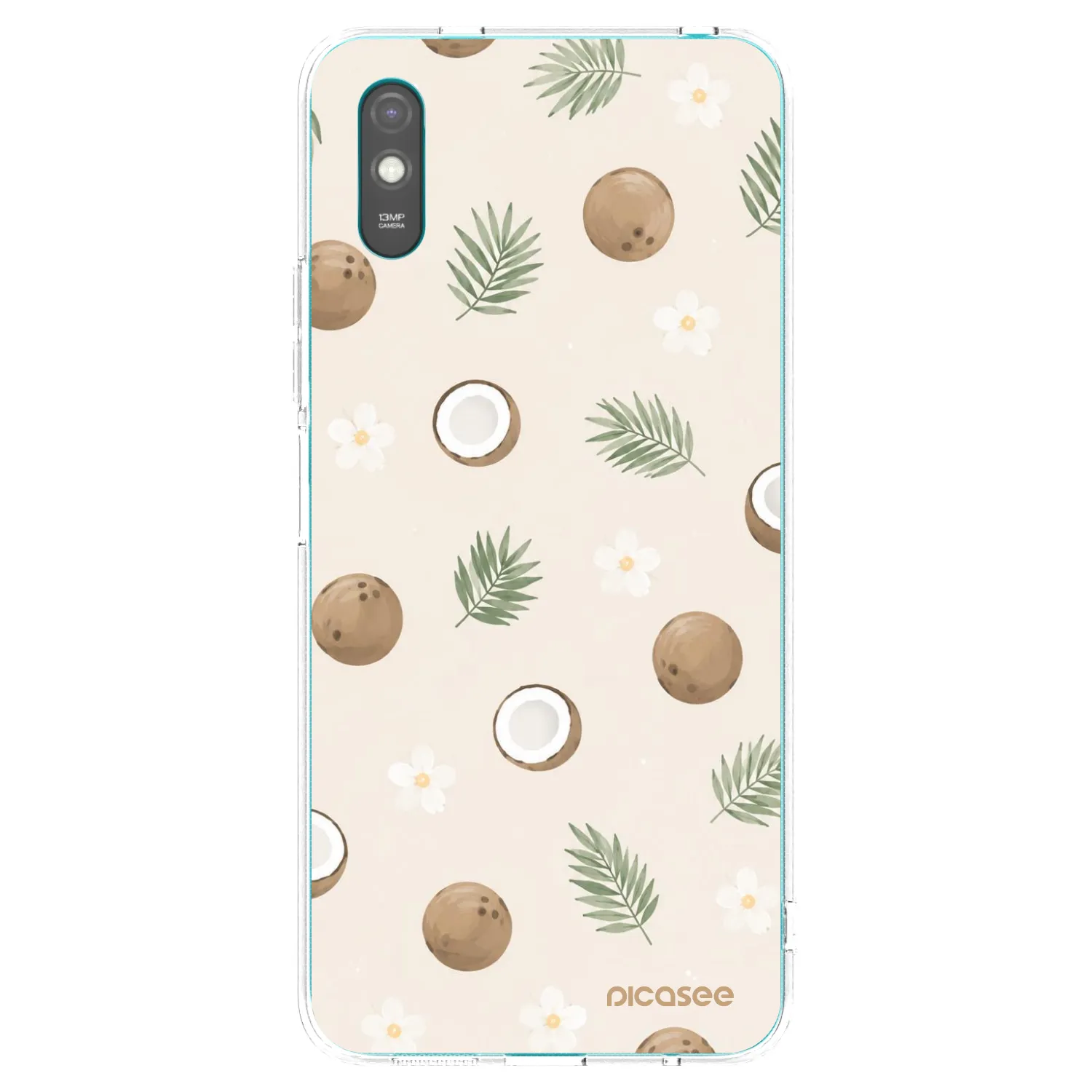 Picasee silikónový prehľadný obal pre Xiaomi Redmi 9AT - Coconut Breeze