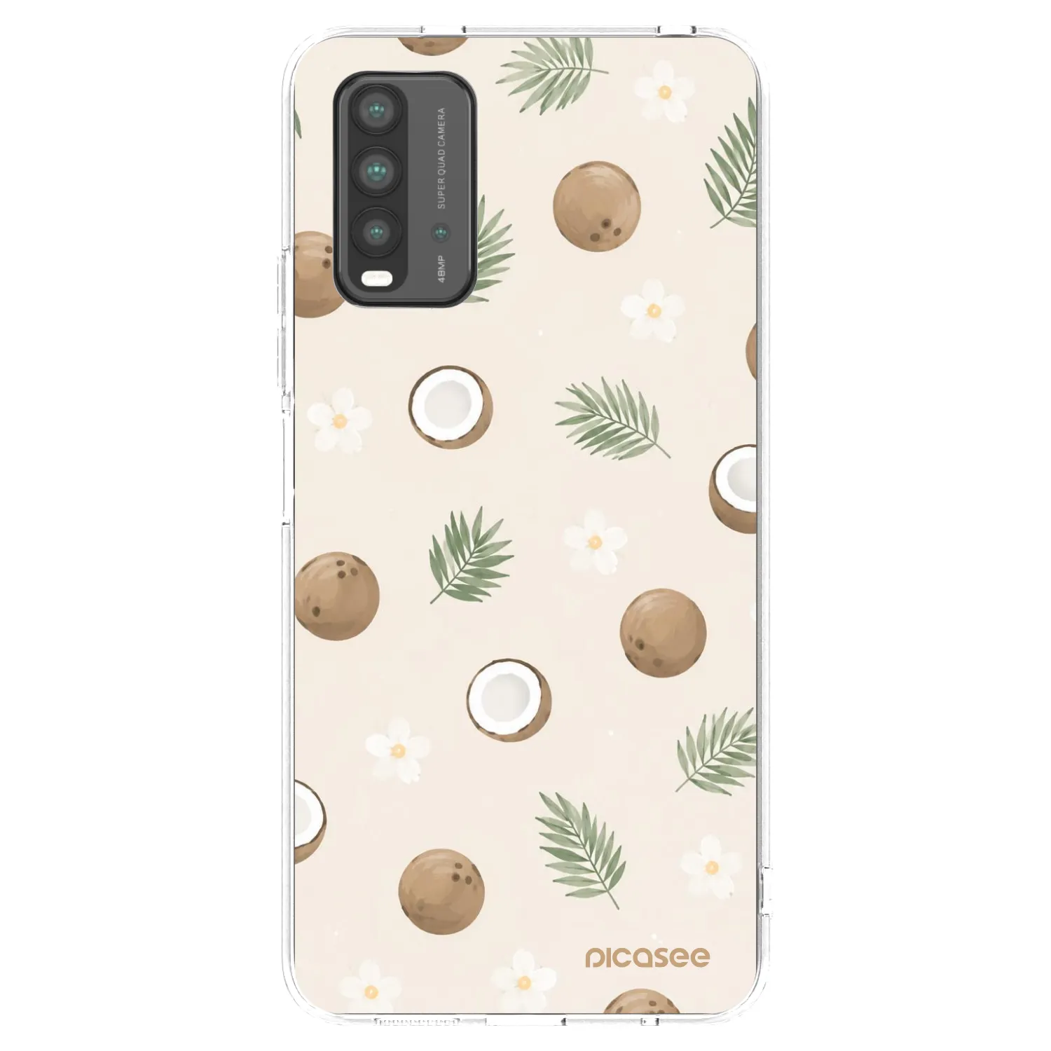 Picasee silikónový prehľadný obal pre Xiaomi Redmi 9T - Coconut Breeze