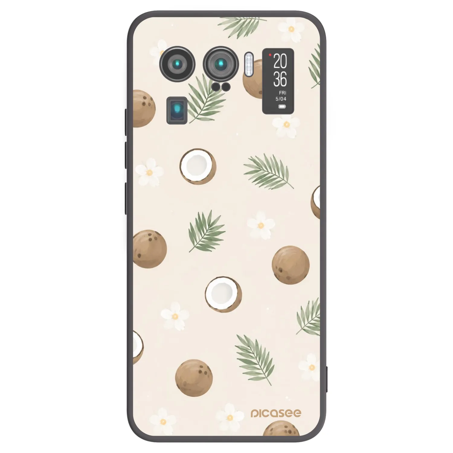 Picasee silikónový čierny obal pre Xiaomi Mi 11 Ultra - Coconut Breeze