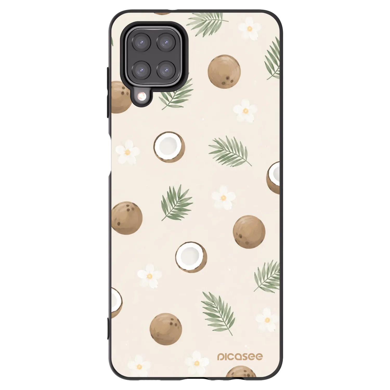 Picasee silikónový čierny obal pre Samsung Galaxy M12 M127F - Coconut Breeze