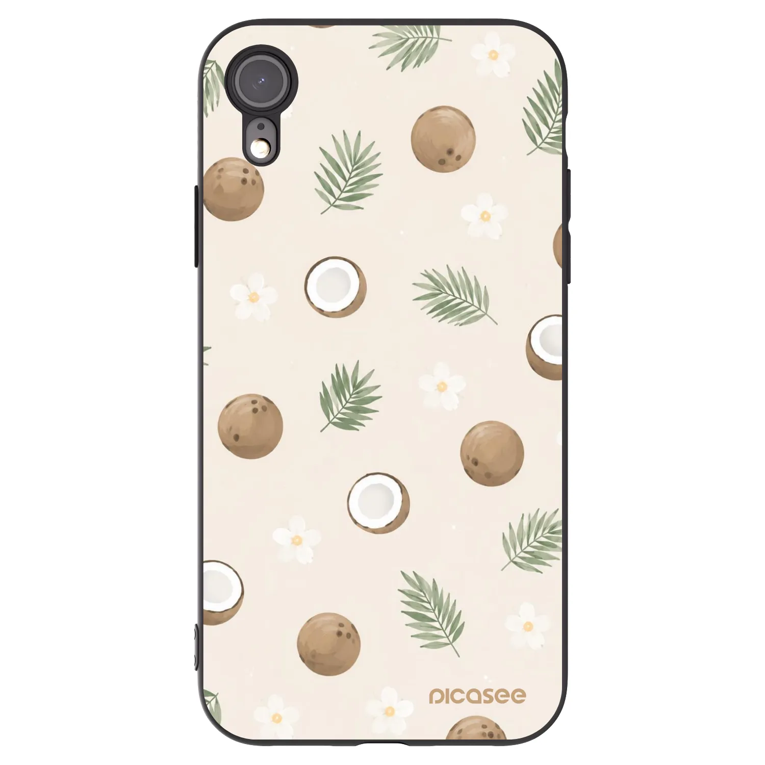 Picasee silikónový čierny obal pre Apple iPhone 6 Plus/6S Plus - Coconut Breeze