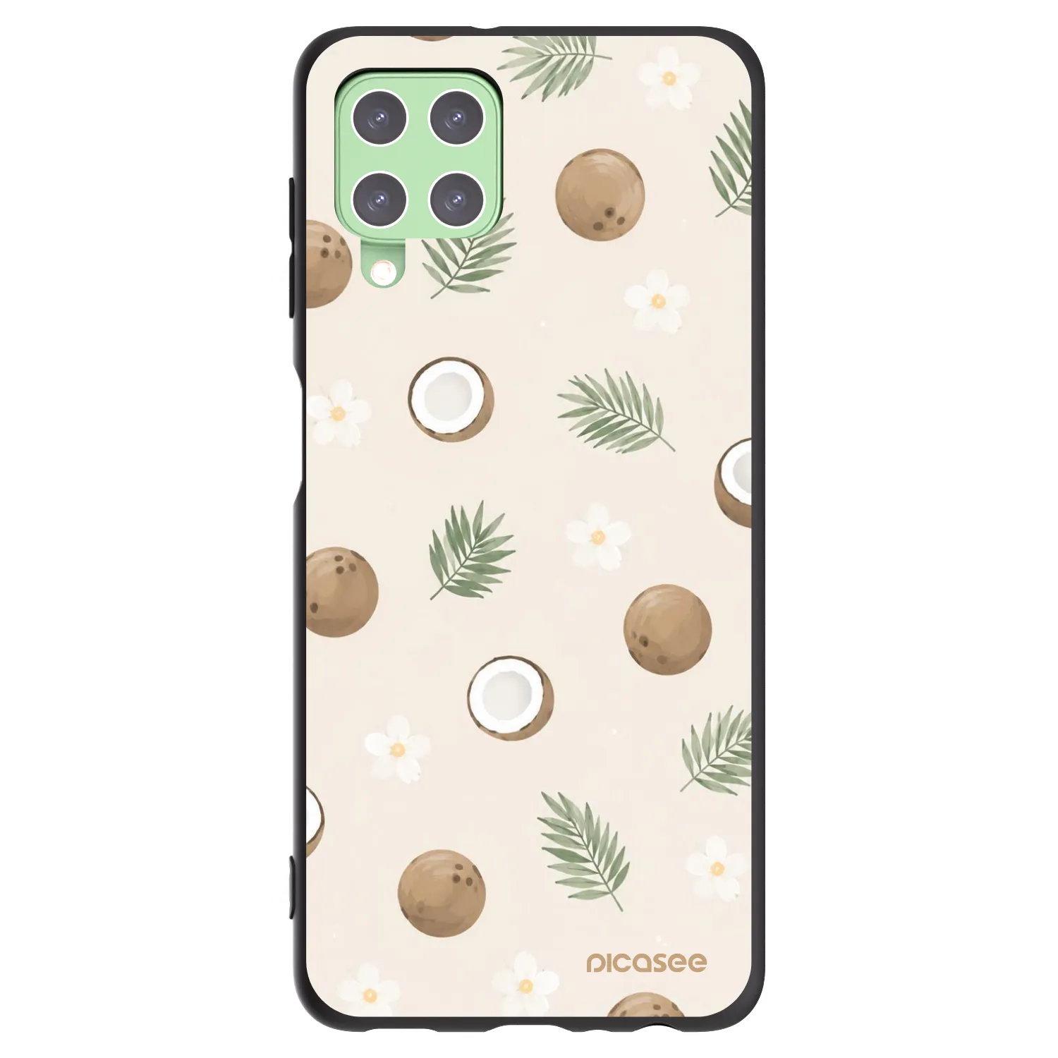 Picasee silikónový čierny obal pre Samsung Galaxy A22 A225F 4G - Coconut Breeze
