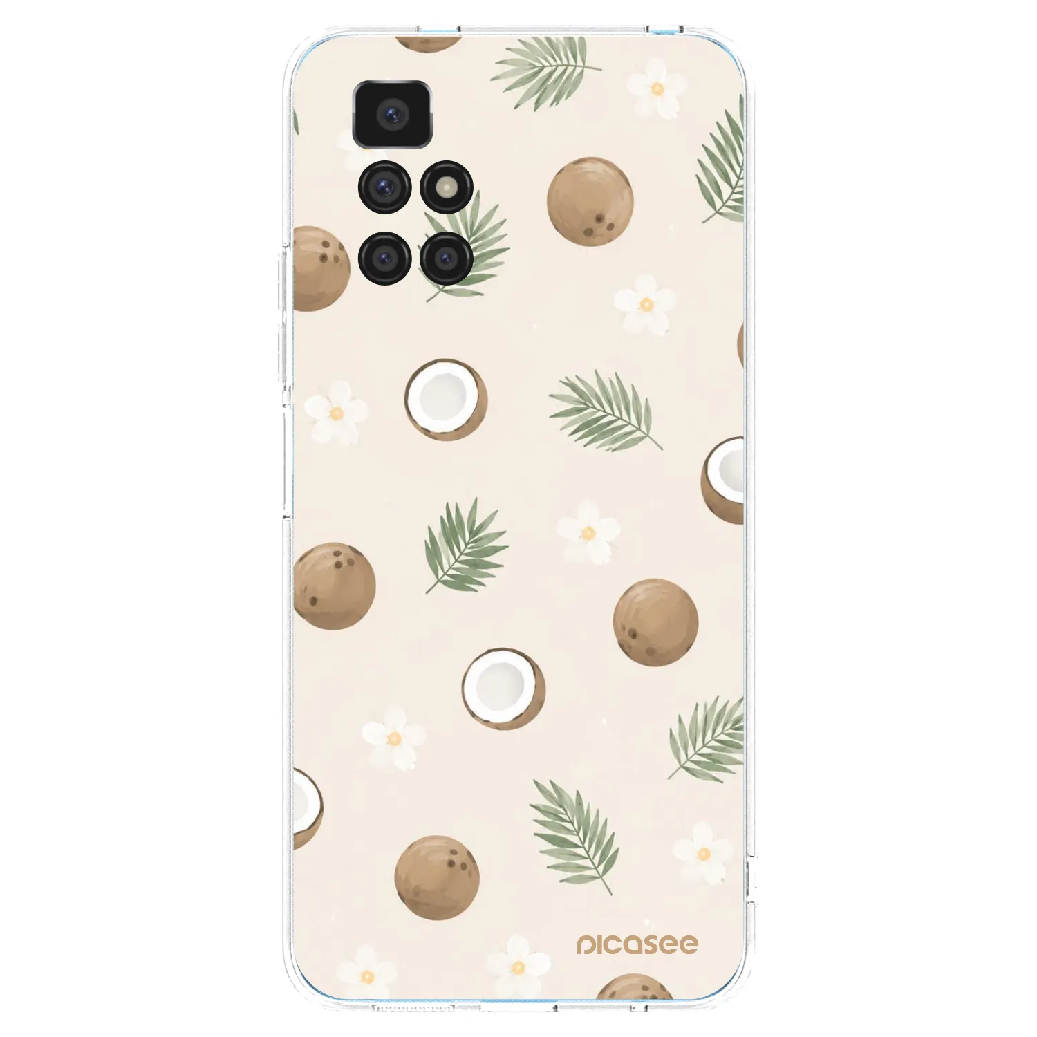 Picasee silikónový prehľadný obal pre Xiaomi Redmi 10 - Coconut Breeze