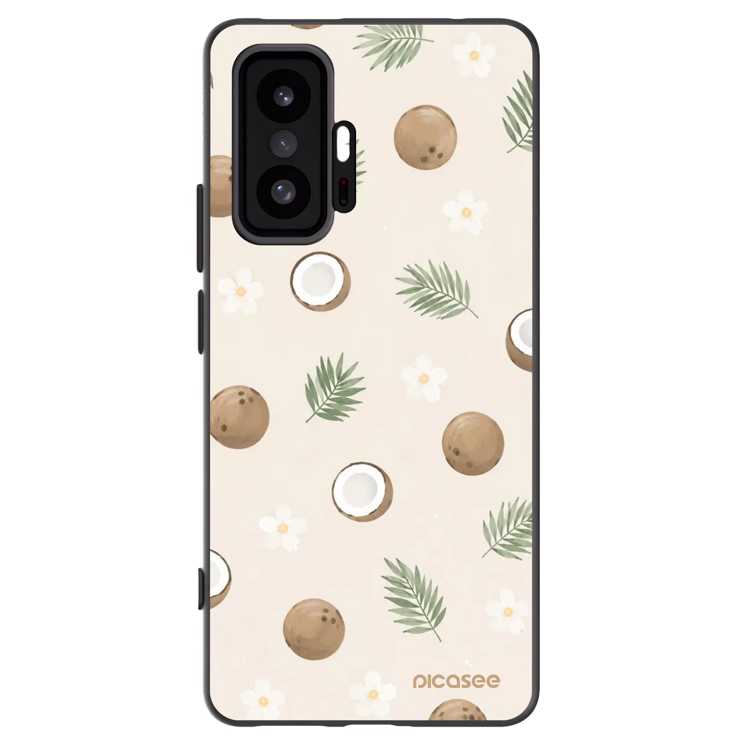 Picasee silikónový čierny obal pre Xiaomi 11T - Coconut Breeze