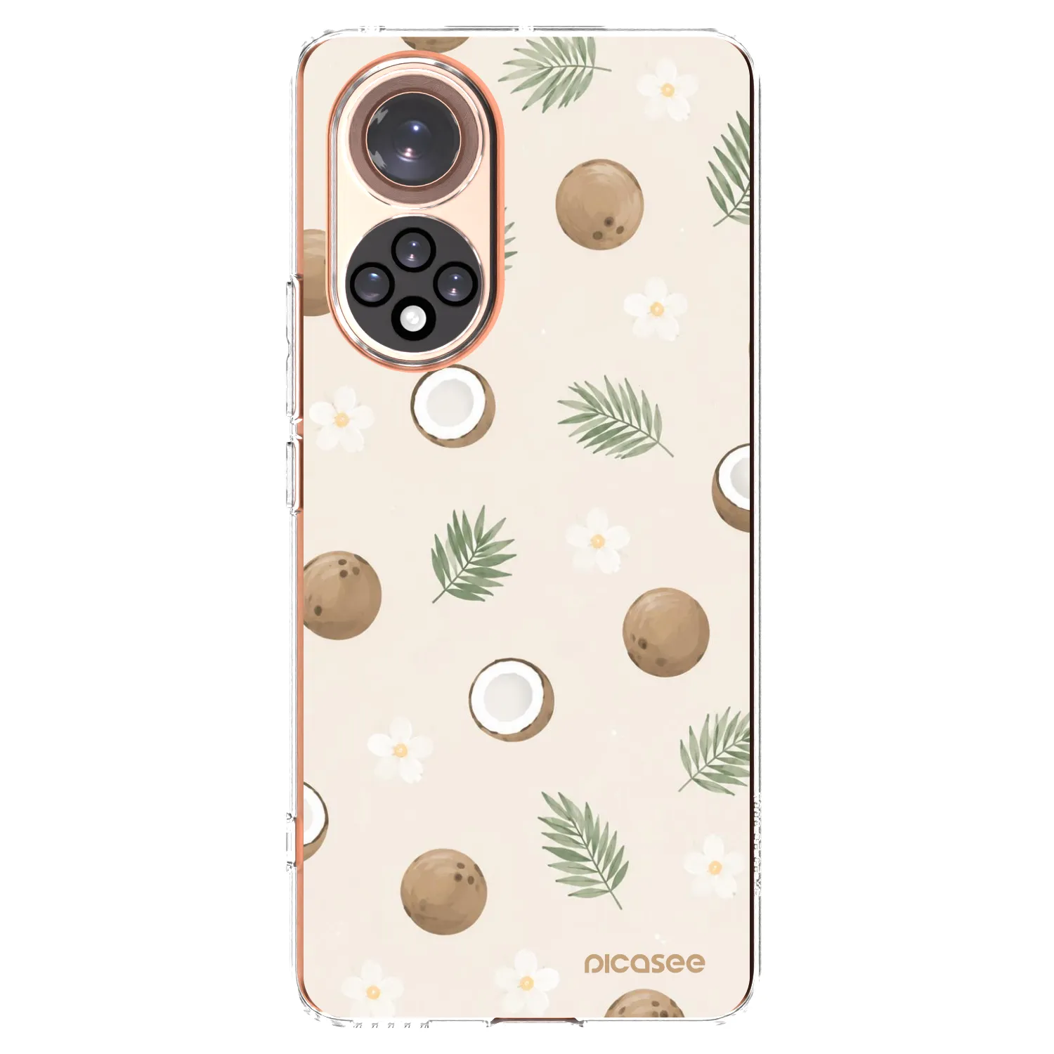 Picasee silikónový prehľadný obal pre Honor 50 5G - Coconut Breeze