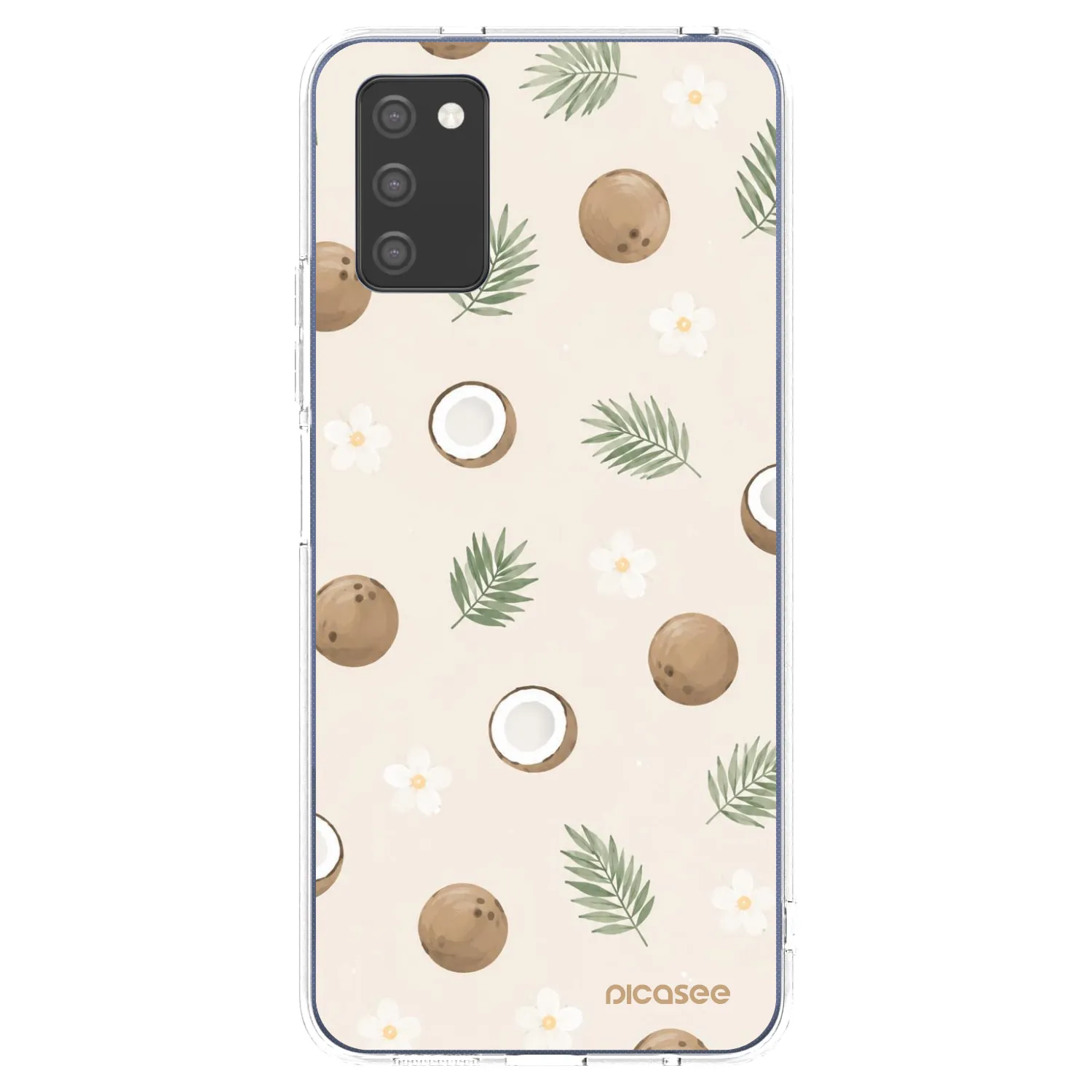 Picasee silikónový prehľadný obal pre Samsung Galaxy A03s A037G - Coconut Breeze