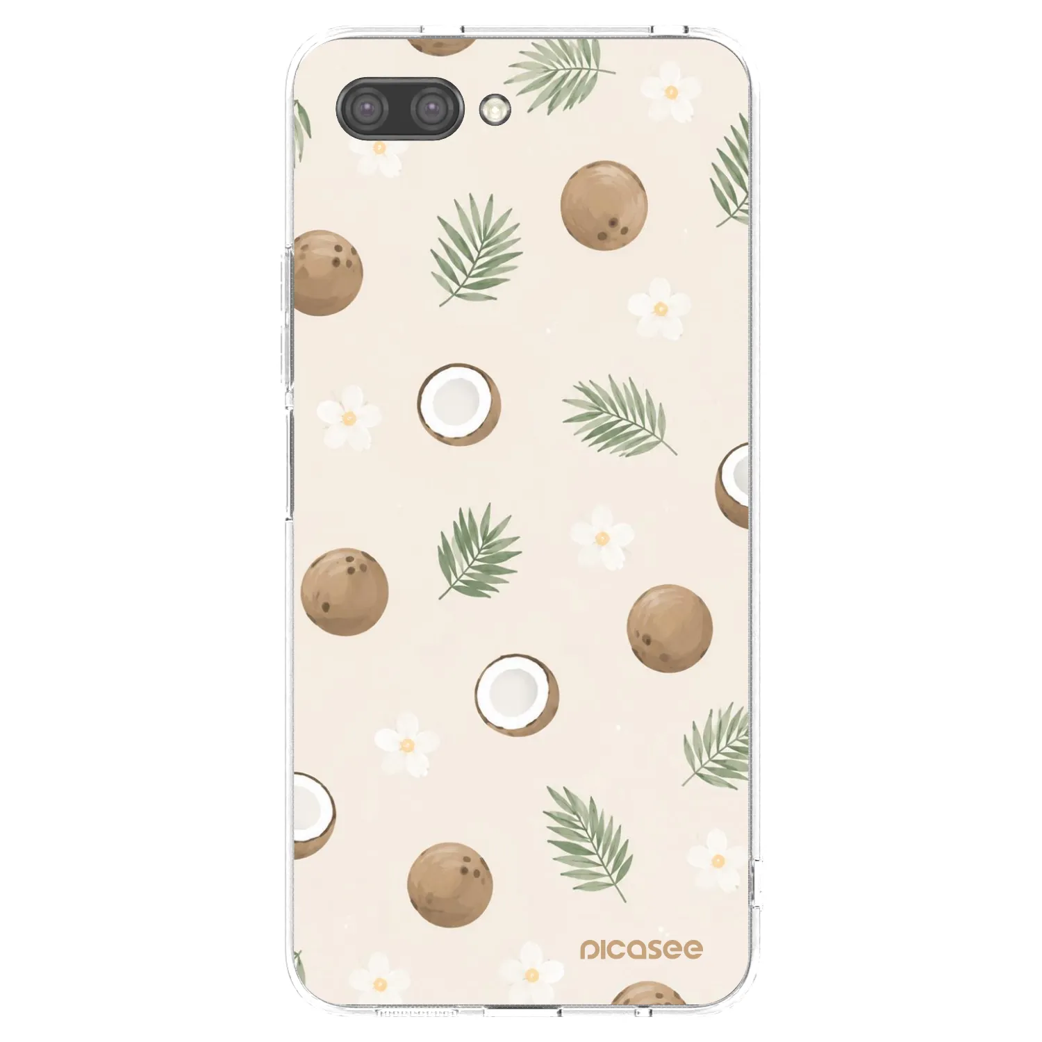 Picasee silikónový prehľadný obal pre Honor 10 - Coconut Breeze