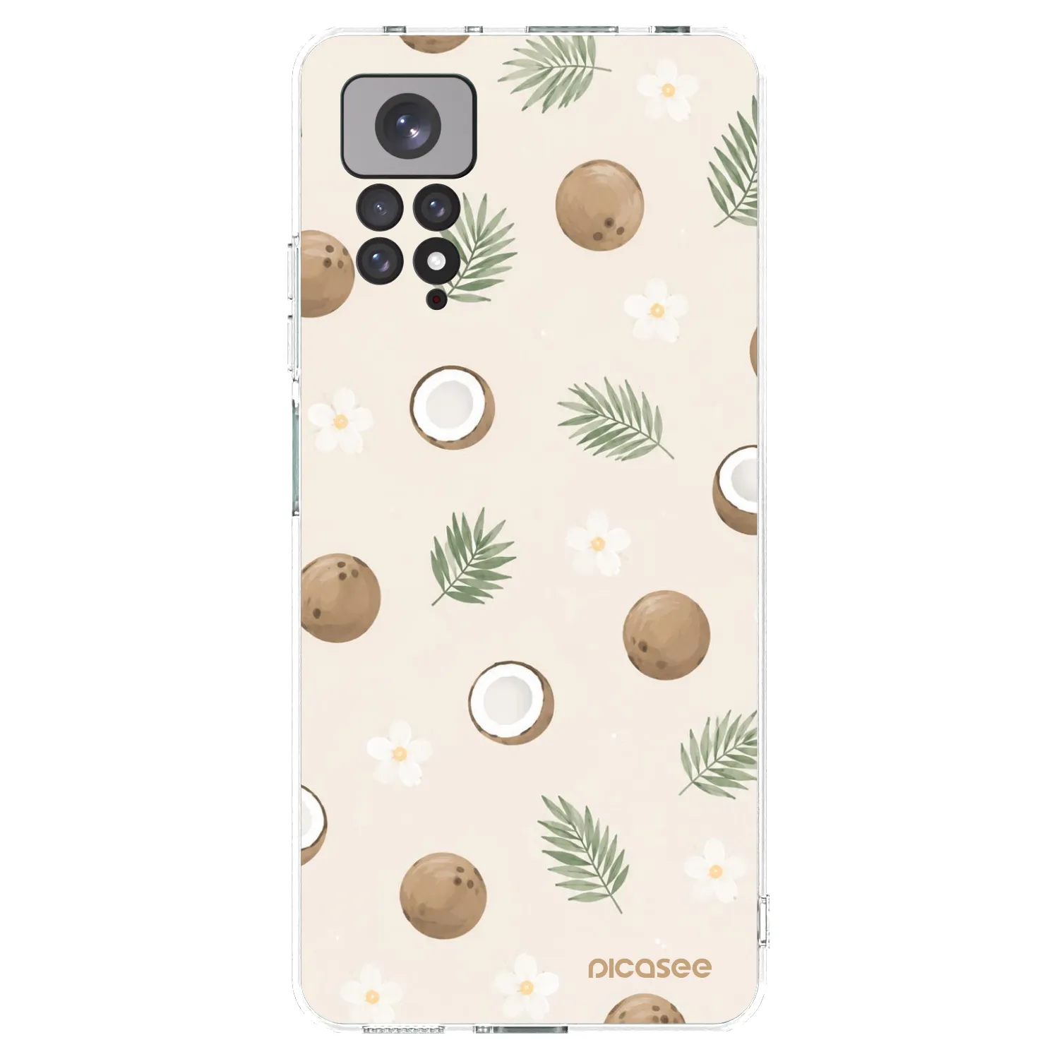 Picasee silikónový prehľadný obal pre Xiaomi Redmi Note 11 - Coconut Breeze