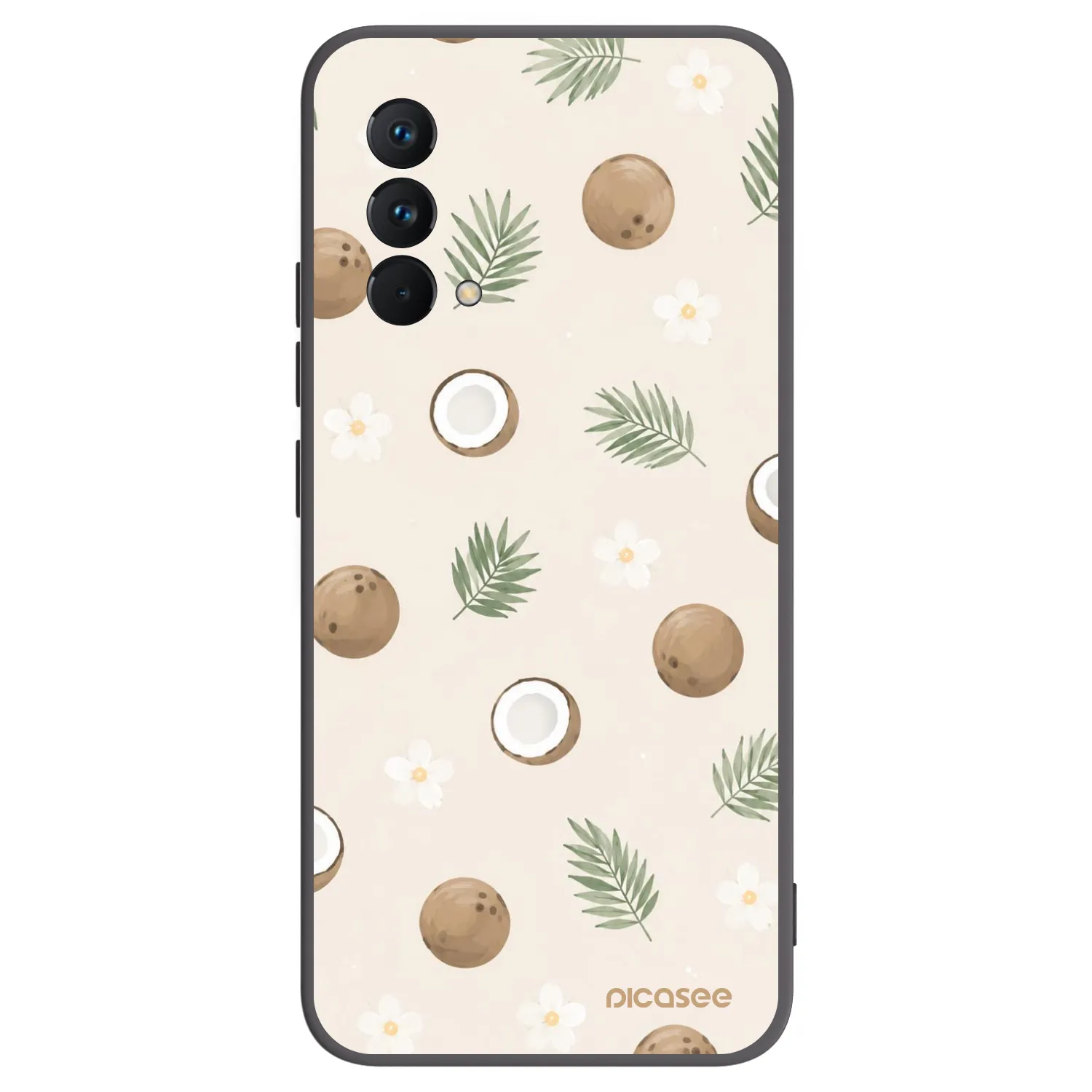 Picasee silikónový čierny obal pre Realme GT Master Edition 5G - Coconut Breeze