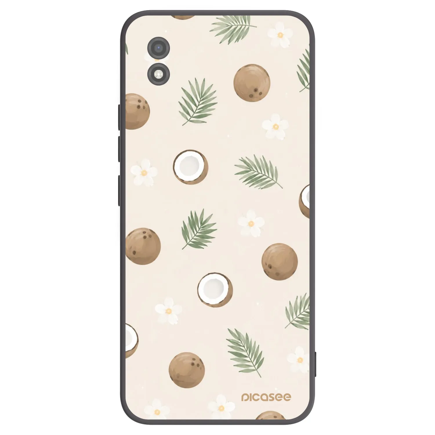 Picasee silikónový čierny obal pre Realme C11 (2021) - Coconut Breeze