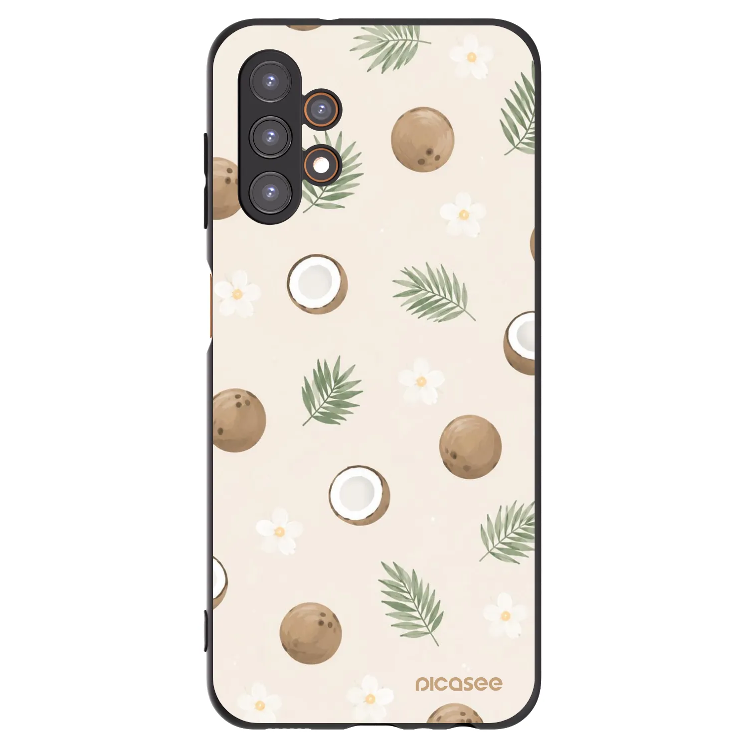 Picasee silikónový čierny obal pre Samsung Galaxy A13 4G A135 - Coconut Breeze