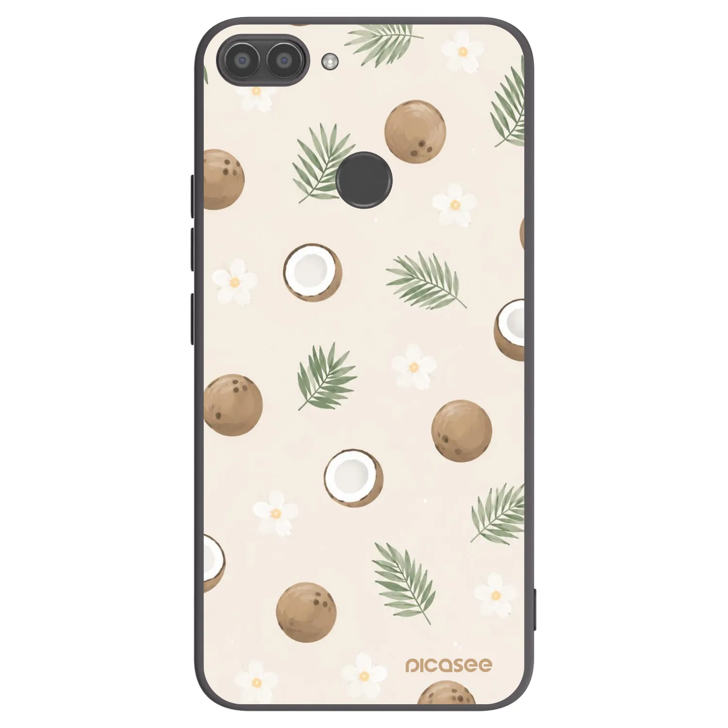 Picasee silikónový čierny obal pre Huawei P Smart - Coconut Breeze